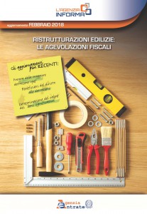 copertina guida fiscale ristrutturazioni edilizie febbraio 2018